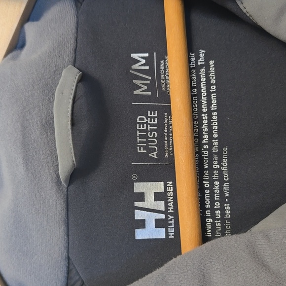 Helly-Hansen Mens Alpha 4.0 Jacket Fitted M Gray 65927 Helly Tech Recco H2 Flow - Picture 4 of 16